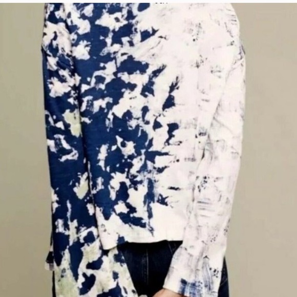 Anthropologie graffiti long Sleeve Top - Picture 3 of 12